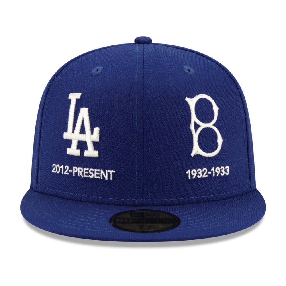 New Era LA Dodgers Logo Progression 59FIFTY Fitted Hat - Picture 3 of 7
